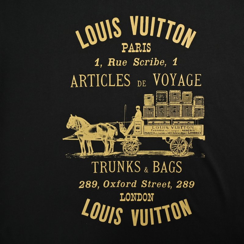 Louis Vuitton Articles de Voyage Black T-Shirt view