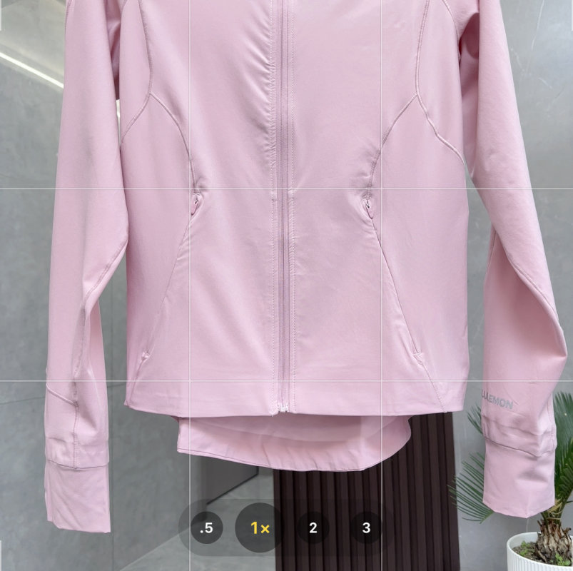 Lululemon Mist Over Hooded Windproof Jacket White view