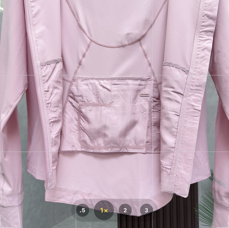 Lululemon Mist Over Hooded Windproof Jacket White view