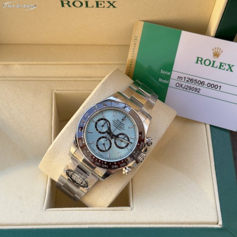 Rolex Daytona Chronograph Ice Blue Dial Steel Watch