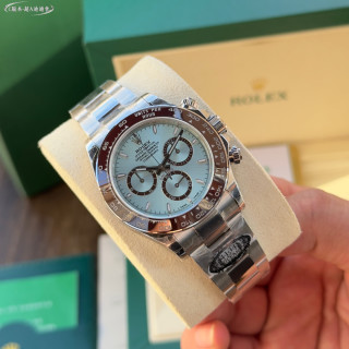 Rolex Daytona Chronograph Ice Blue Dial Steel Watch view 2