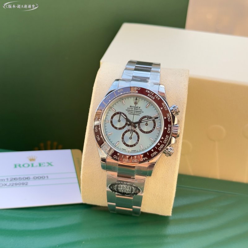Rolex Daytona Chronograph Ice Blue Dial Steel Watch view