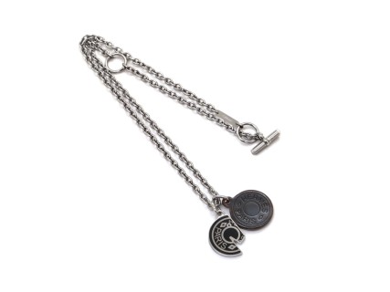 Hermès Horse Head Charm Silver Necklace 50cm view 2