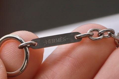 Hermès Horse Head Charm Silver Necklace 50cm view 6