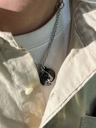 Hermès Horse Head Charm Silver Necklace 50cm view 8