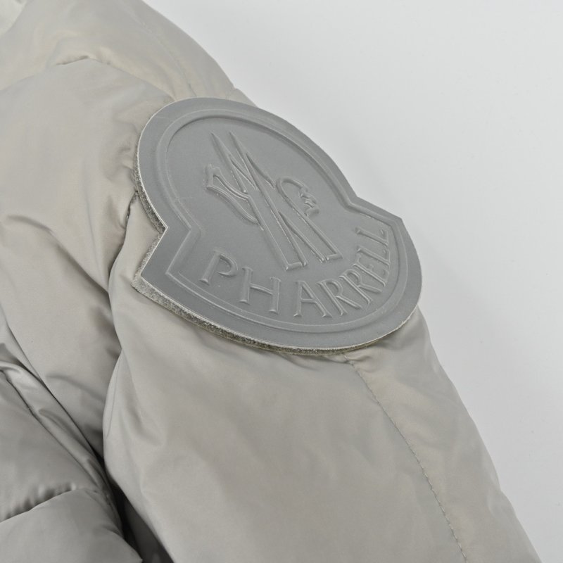 White Quilted Puffer Down Jacket view