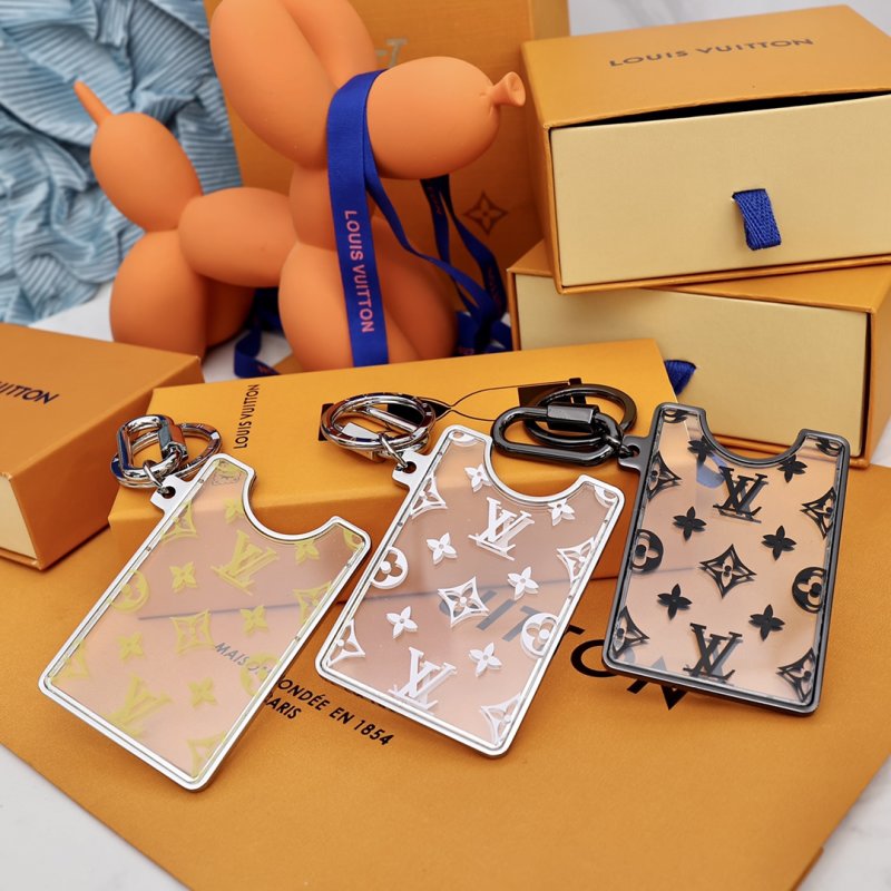 Louis Vuitton Prism ID Holder Transparent Monogram Keychain view