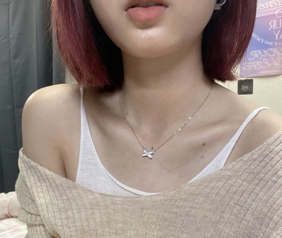 Louis Vuitton LV Monogram White Gold Rose Gold Chain Necklace view