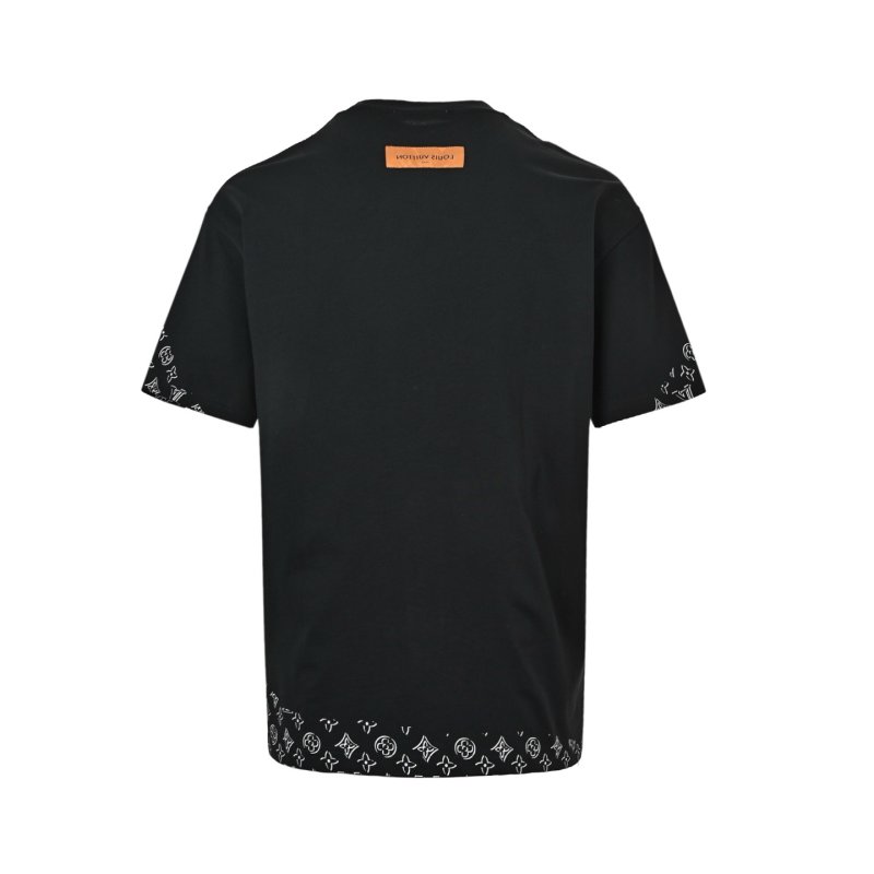 Louis Vuitton LV Embroidered Black T-Shirt view