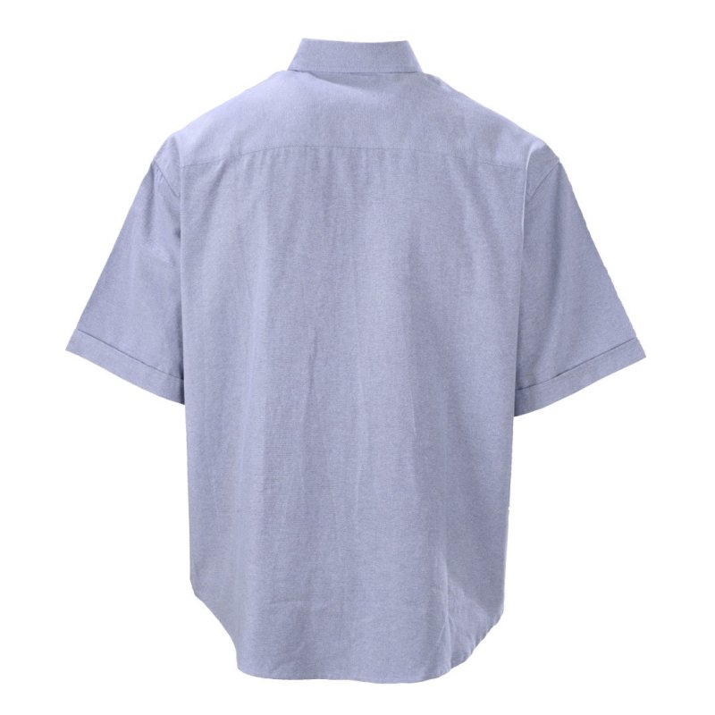 Ami Light Blue Short-Sleeve Button-Up Shirt view