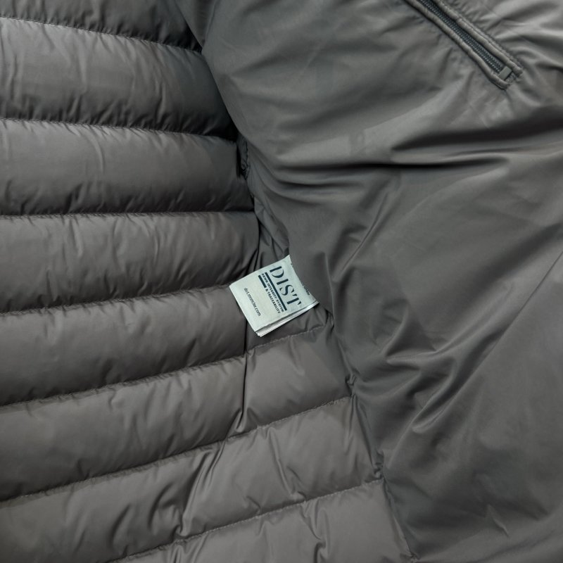 Moncler Galion Men's Short Hooded Down Puffer Jacket Grey view