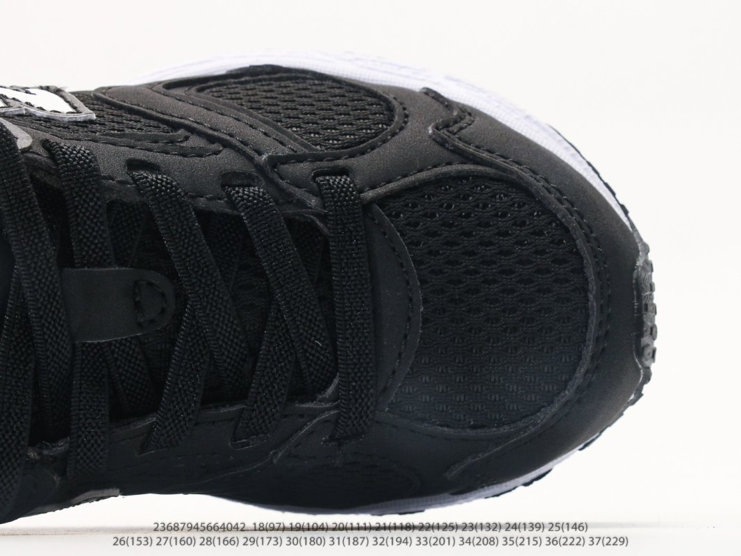 New Balance 408 Black White Kids Running Shoe view