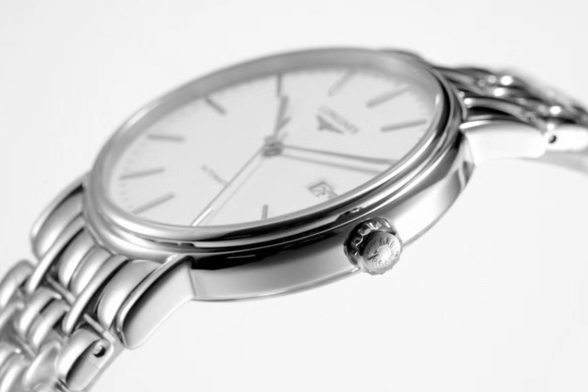 Longines Elegant 38.5mm White Dial Automatic Watch view
