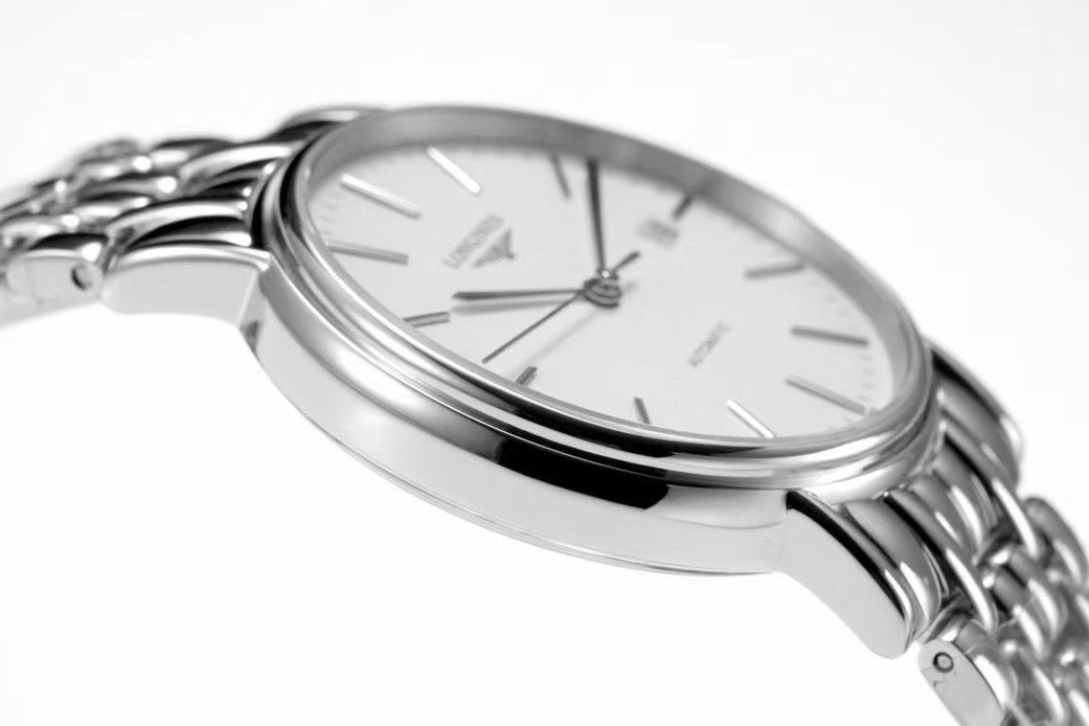 Longines Elegant 38.5mm White Dial Automatic Watch view
