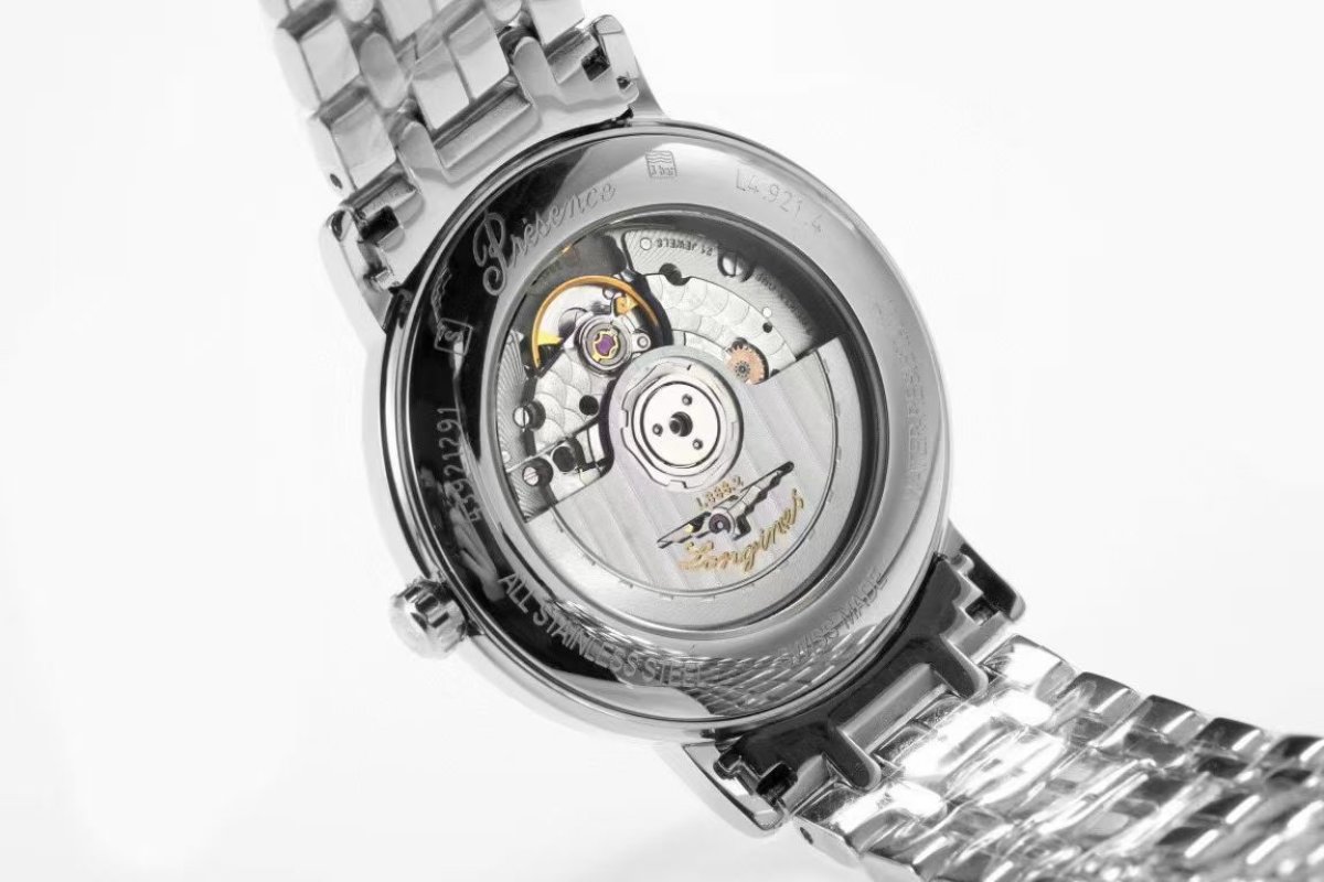 Longines Elegant 38.5mm White Dial Automatic Watch view