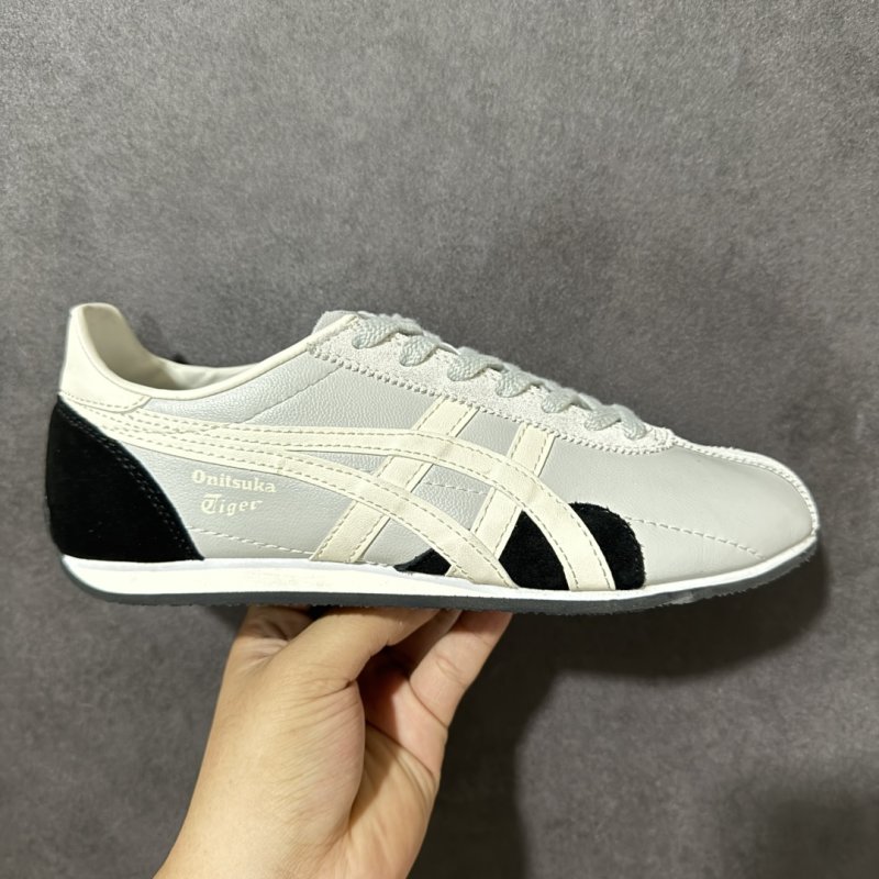 Onitsuka Tiger Runspark White Black Low Top Casual Sneaker view