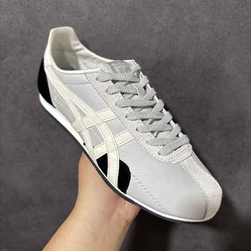 Onitsuka Tiger Runspark White Black Low Top Casual Sneaker view