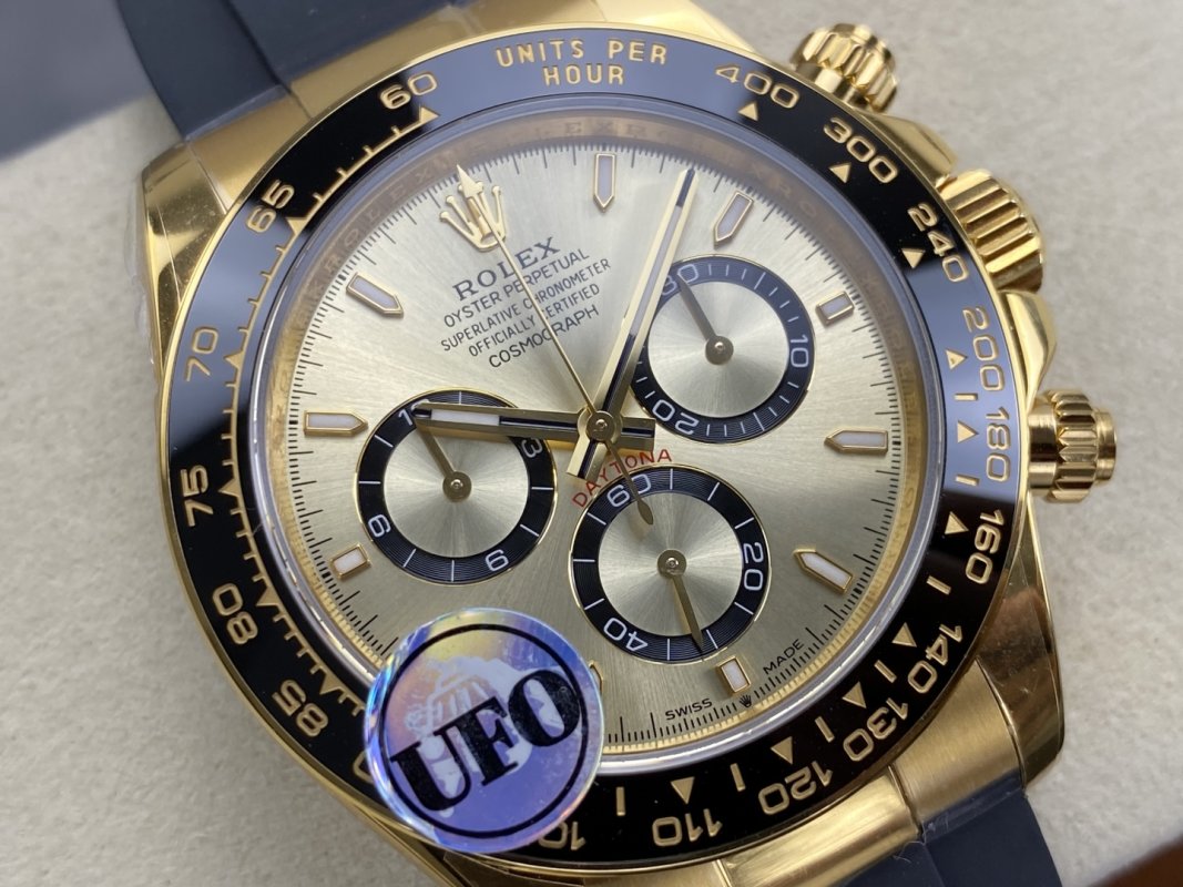 Rolex Cosmograph Daytona Gold Chronograph Replica Watch view