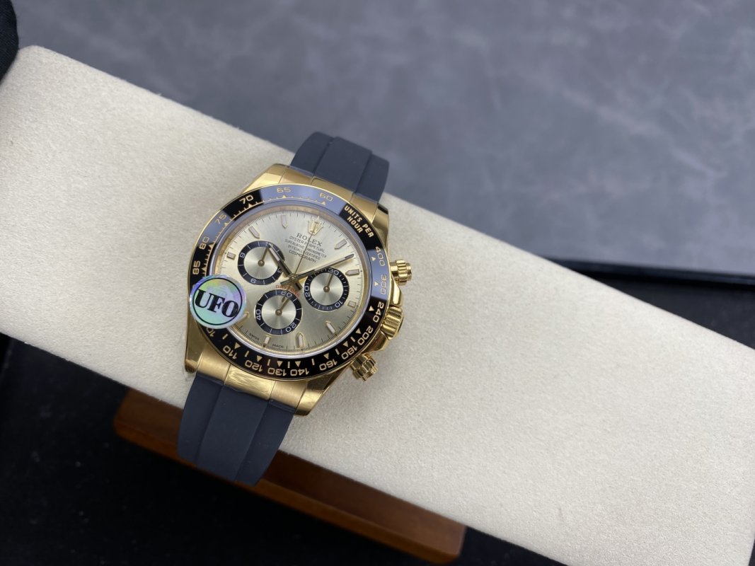 Rolex Cosmograph Daytona Gold Chronograph Replica Watch view