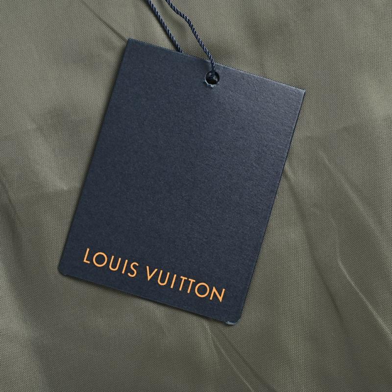 Louis Vuitton Monogram Beaded Hoodie Jacket Olive Green view