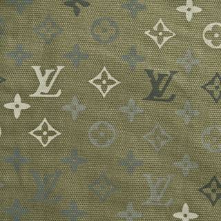 Louis Vuitton Monogram Beaded Hoodie Jacket Olive Green view 8