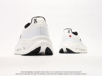 On Cloudtilt Lightweight White Black Kids Running Shoe view 6