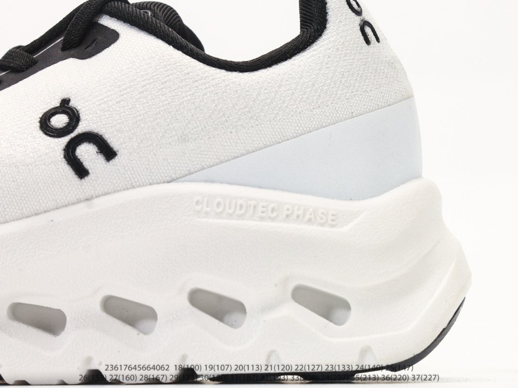 On Cloudtilt Lightweight White Black Kids Running Shoe view