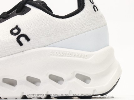 On Cloudtilt Lightweight White Black Kids Running Shoe view 7