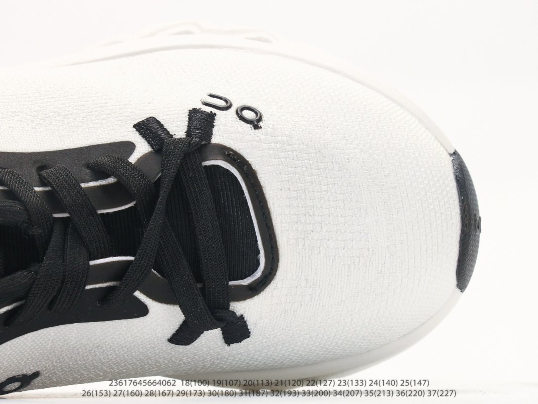 On Cloudtilt Lightweight White Black Kids Running Shoe view