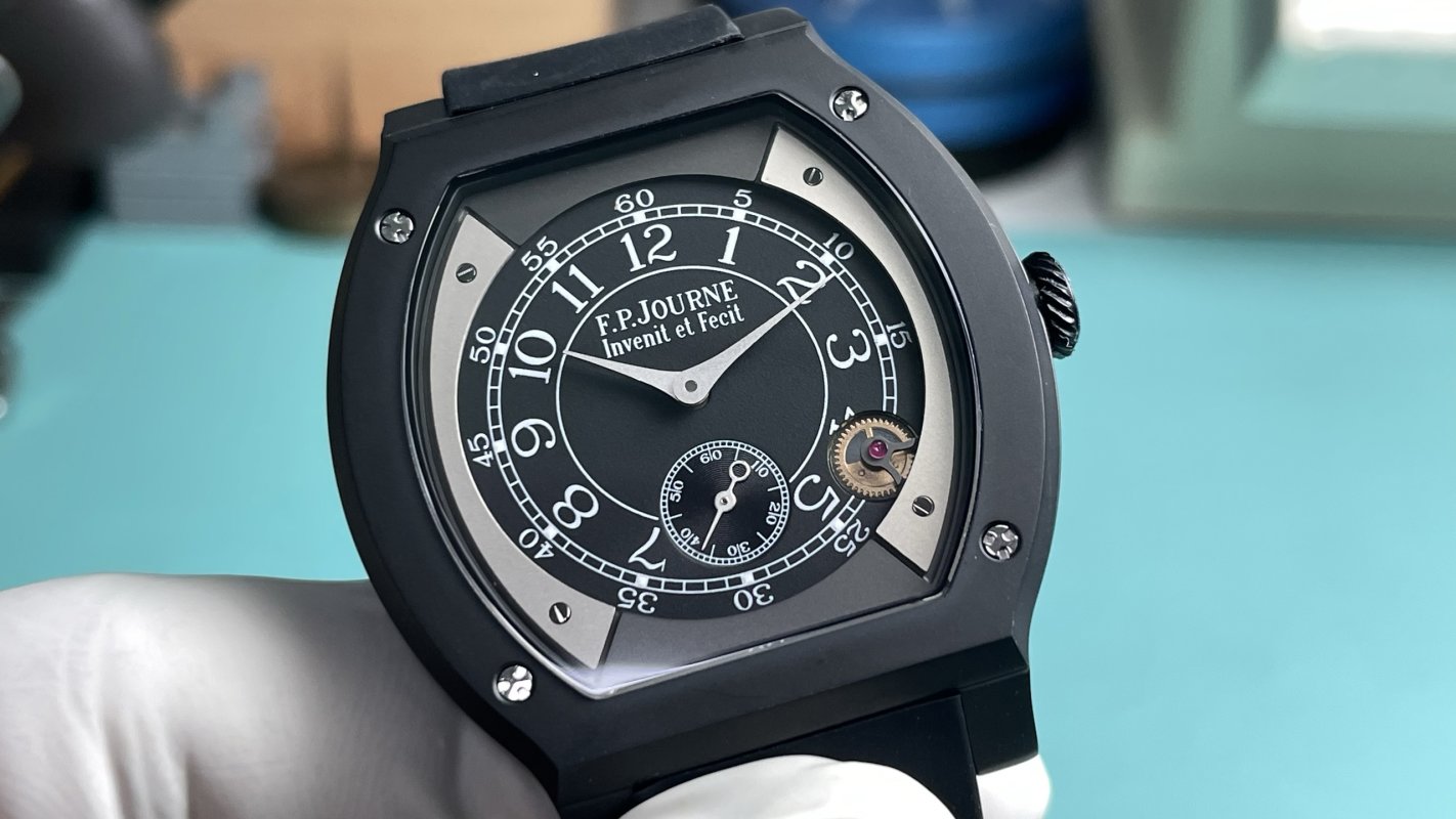 F.P. Journe Élégante 48mm Flat Tortue Titanium UA Replica Watch view