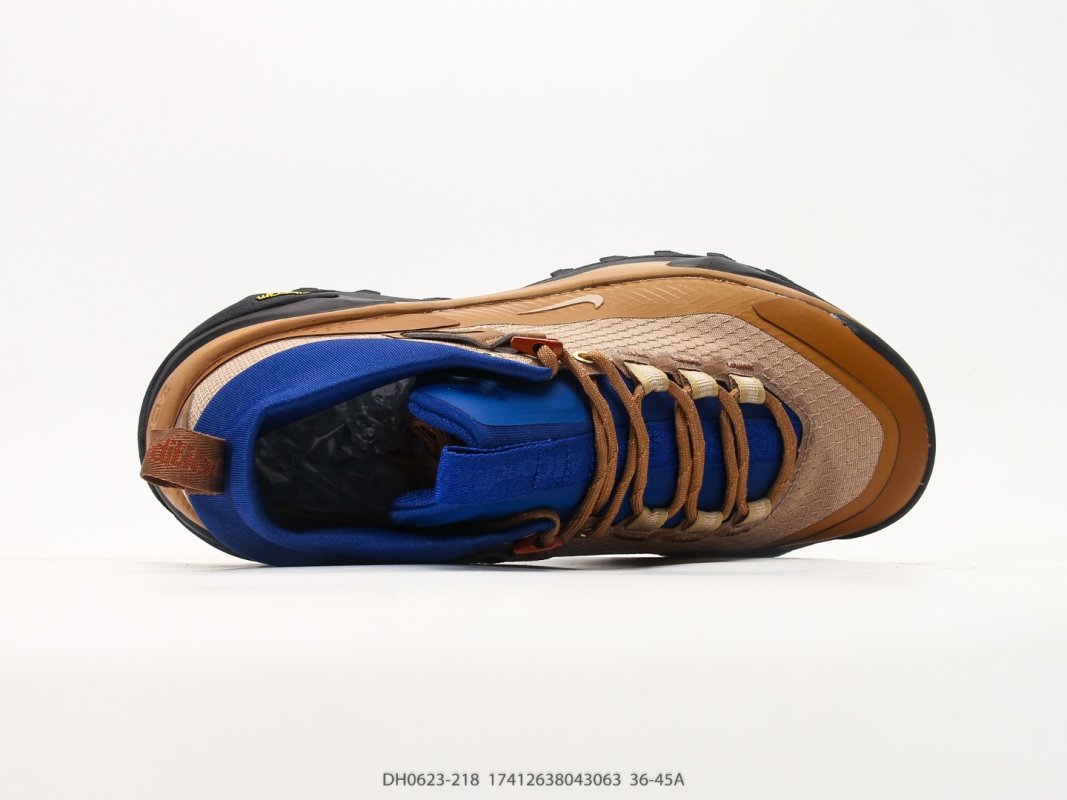 Nike ACG Mountain Fly GTX SE Brown Royal Blue Trail Sneaker view