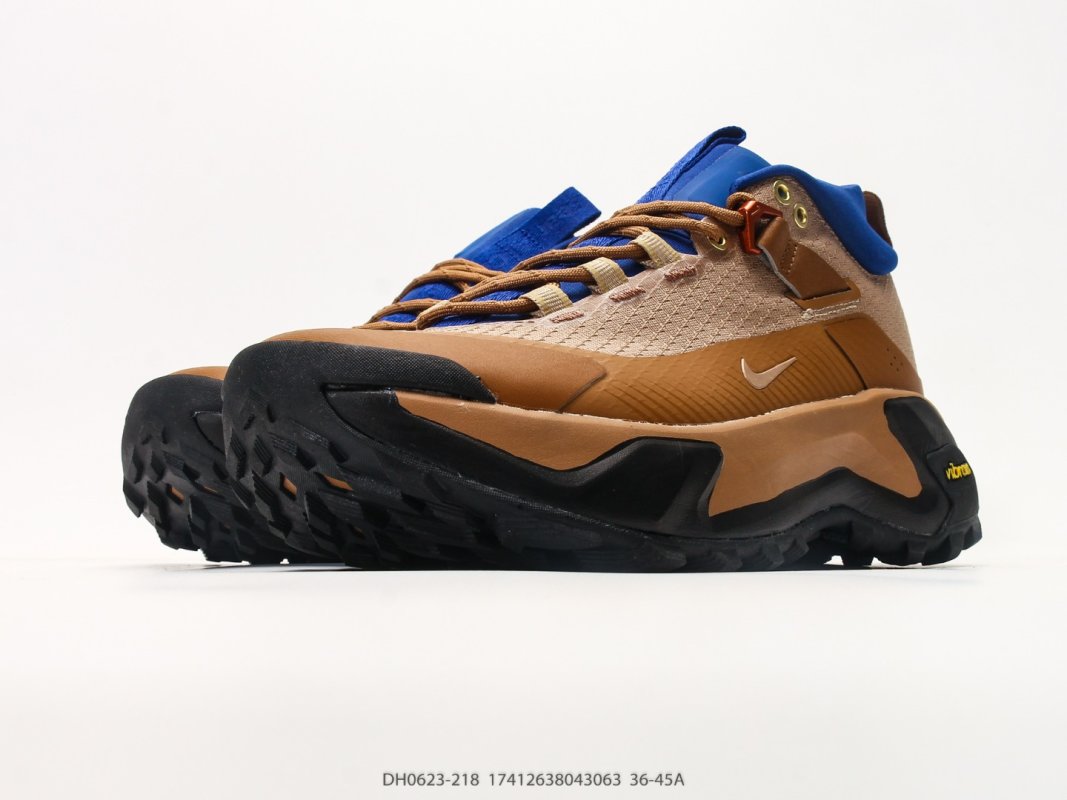 Nike ACG Mountain Fly GTX SE Brown Royal Blue Trail Sneaker view