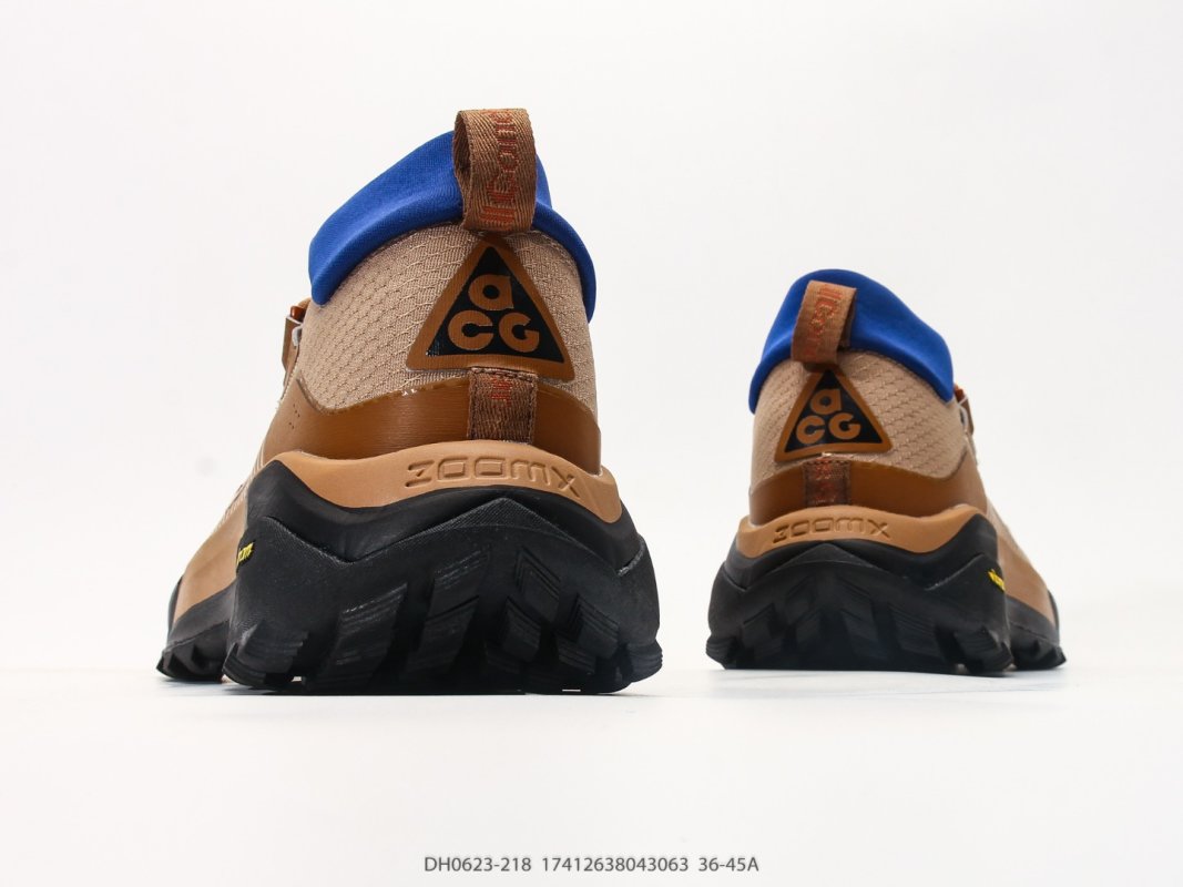 Nike ACG Mountain Fly GTX SE Brown Royal Blue Trail Sneaker view
