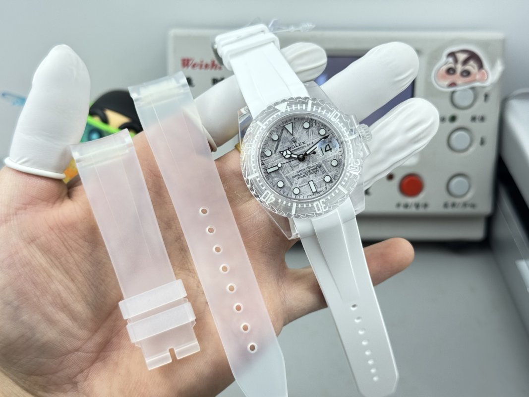 Rolex Phantom Lab Crystal 40mm White Dial Replica Watch