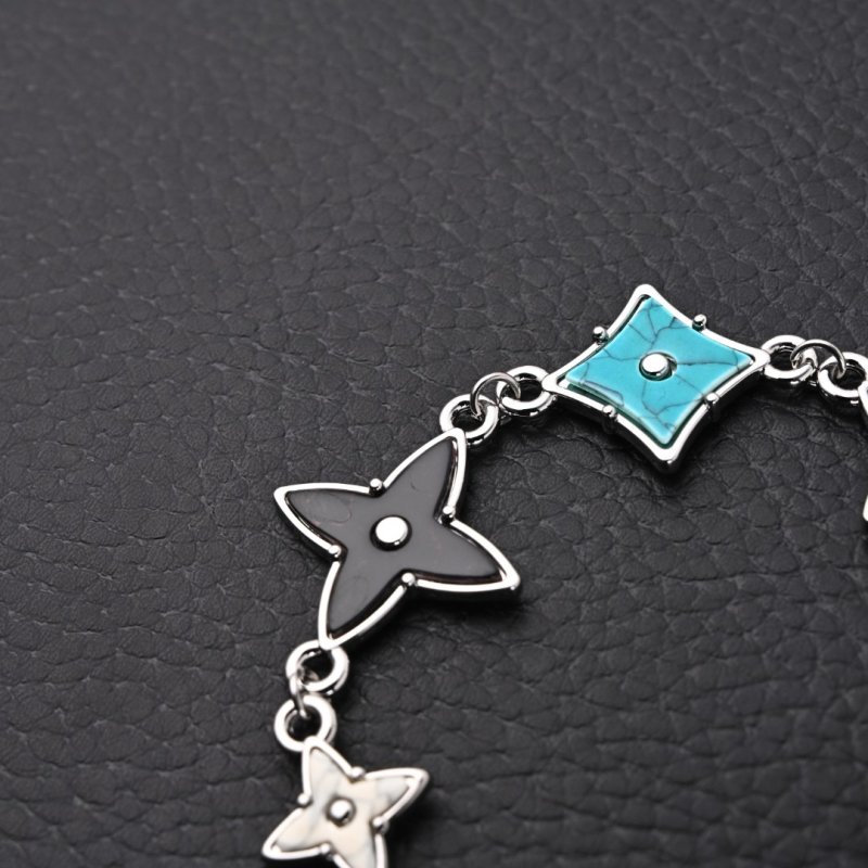 Louis Vuitton Monogram Sunrise Letter Charm Bracelet - Silver view