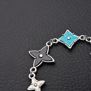 Louis Vuitton Monogram Sunrise Letter Charm Bracelet - Silver view 3