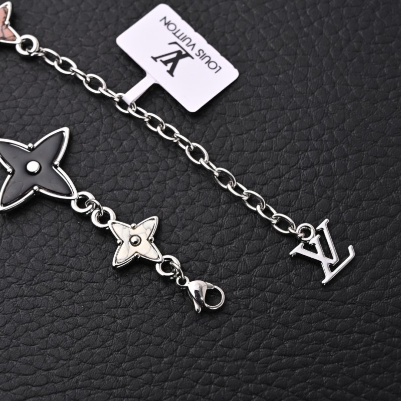 Louis Vuitton Monogram Sunrise Letter Charm Bracelet - Silver view