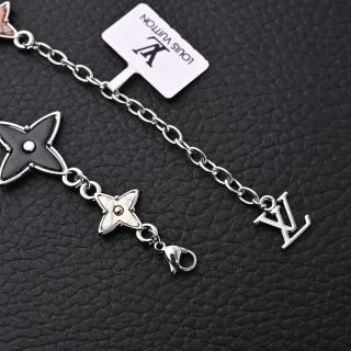 Louis Vuitton Monogram Sunrise Letter Charm Bracelet - Silver view 5