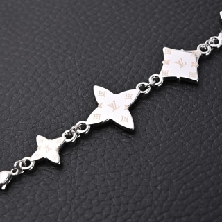 Louis Vuitton Monogram Sunrise Letter Charm Bracelet - Silver view 6