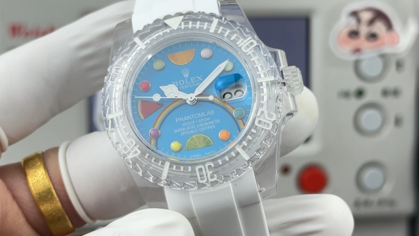 Rolex Submariner Crystal Ice Blue Dial 40mm UA Replica Watch