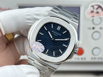Patek Philippe Nautilus 5810 50th Anniversary Steel Blue Dial Replica Watch view 3