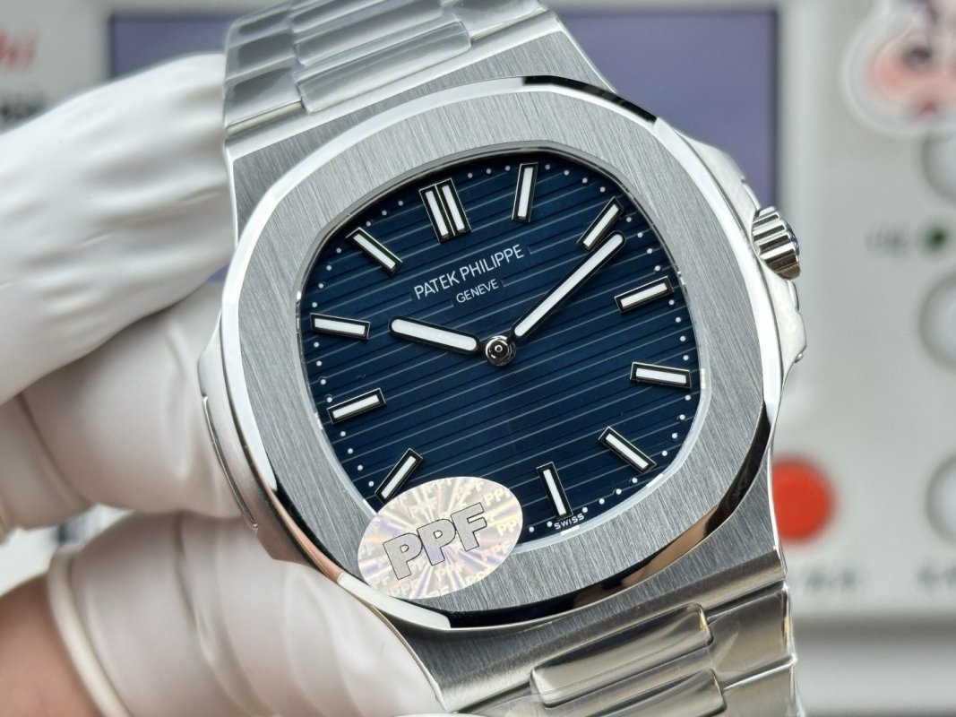 Patek Philippe Nautilus 5810 50th Anniversary Steel Blue Dial Replica Watch view