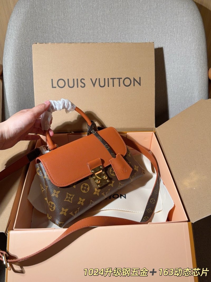 Louis Vuitton Madeleine BB Handbag - Monogram Canvas & Cognac Leather view