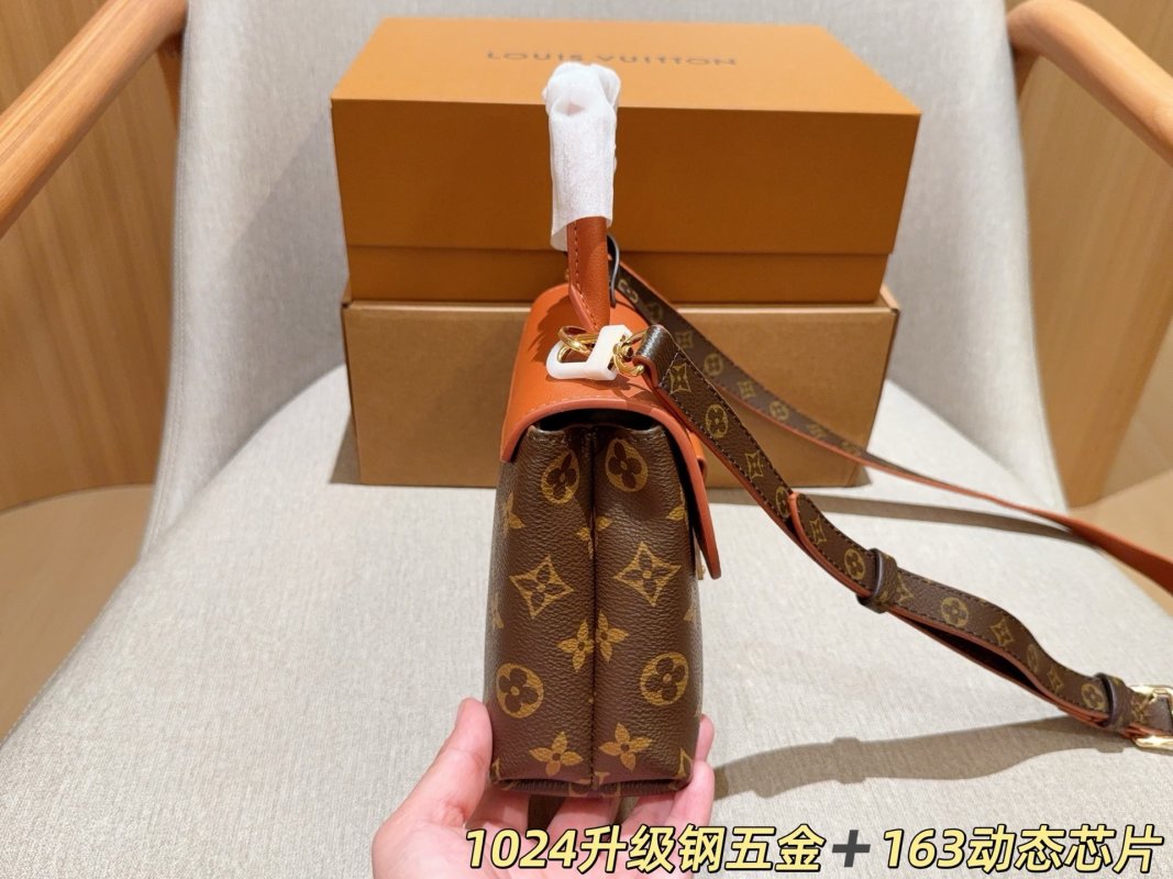 Louis Vuitton Madeleine BB Handbag - Monogram Canvas & Cognac Leather view
