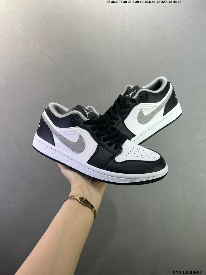 Jordan Air Jordan 1 Low Black White Grey