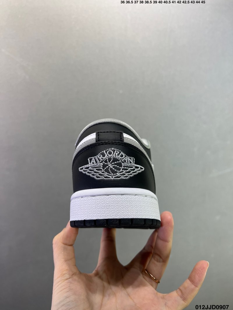 Jordan Air Jordan 1 Low Black White Grey view