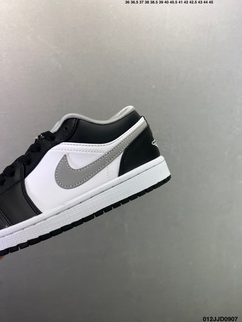 Jordan Air Jordan 1 Low Black White Grey view