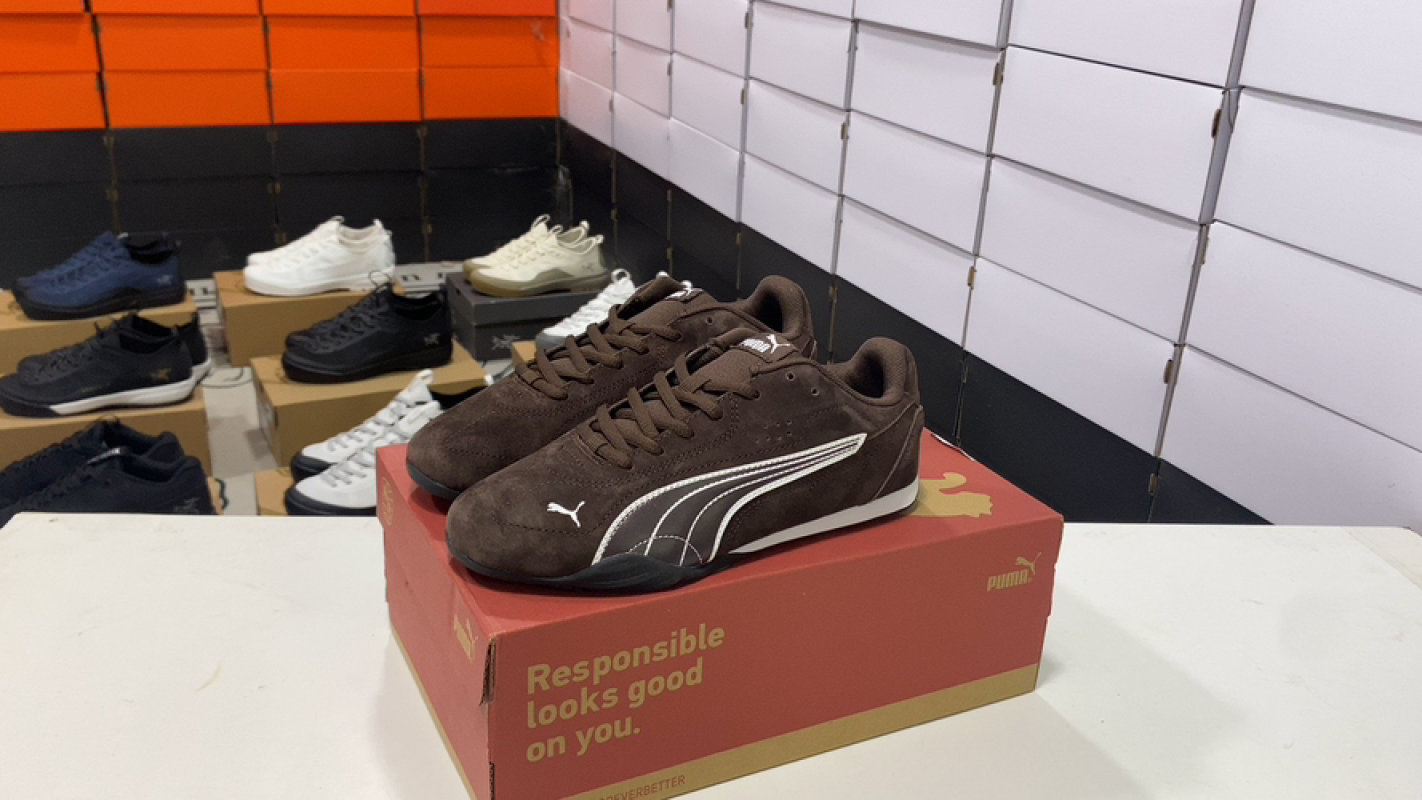 Puma Catch Soleil SD Low Brown White Sneaker