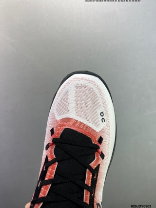 On Cloudtilt White Black Red Low-Top Running Shoe view 7