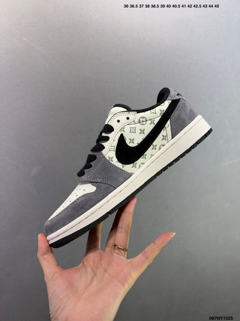 Jordan Air Jordan 1 Low Black Cream Custom Colorway view
